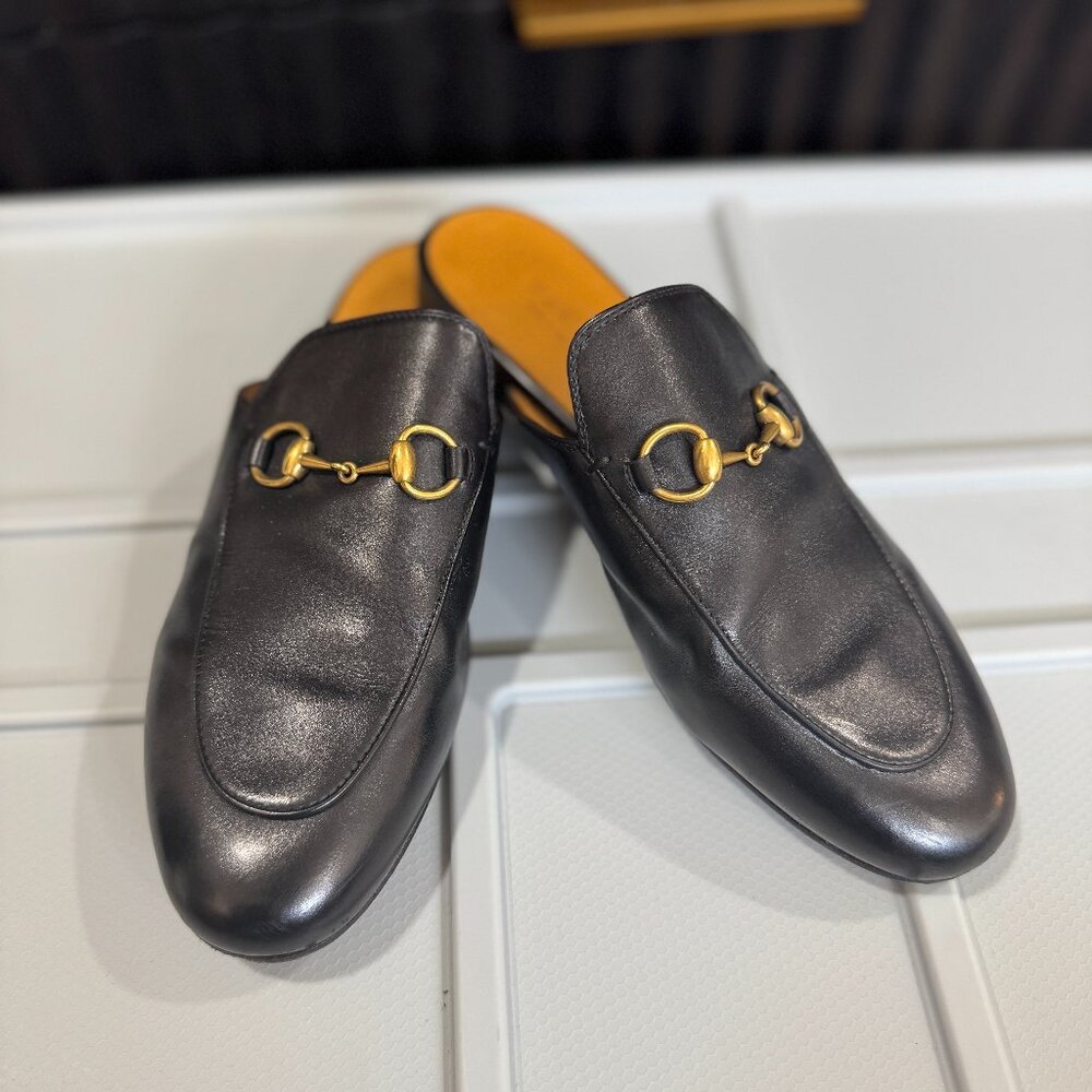Gucci Princetown Leather Mule Black Size 36 Women